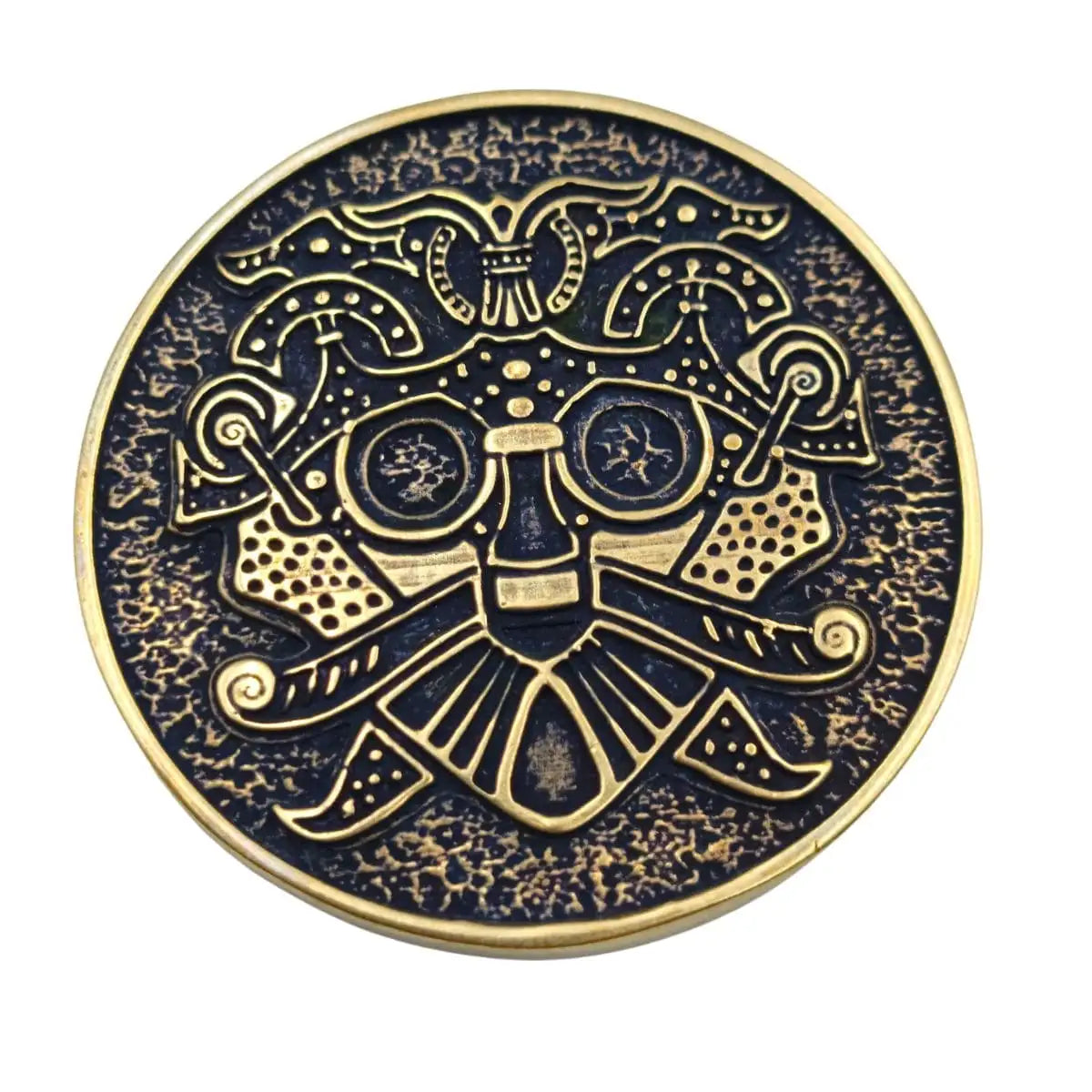 Kaupaloki coin Bronze with patina