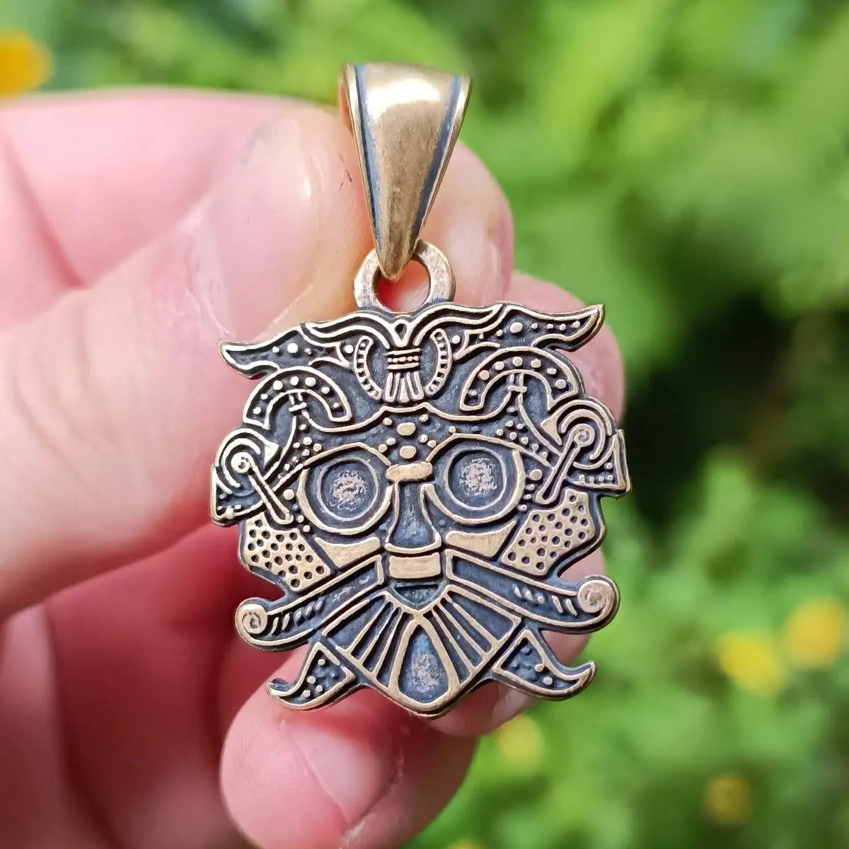 Loki mask pendant