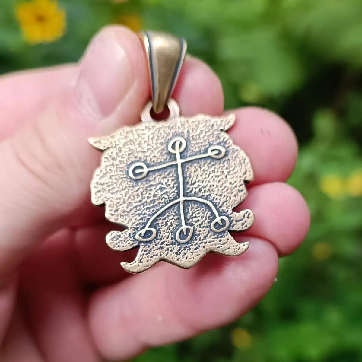 Loki mask pendant