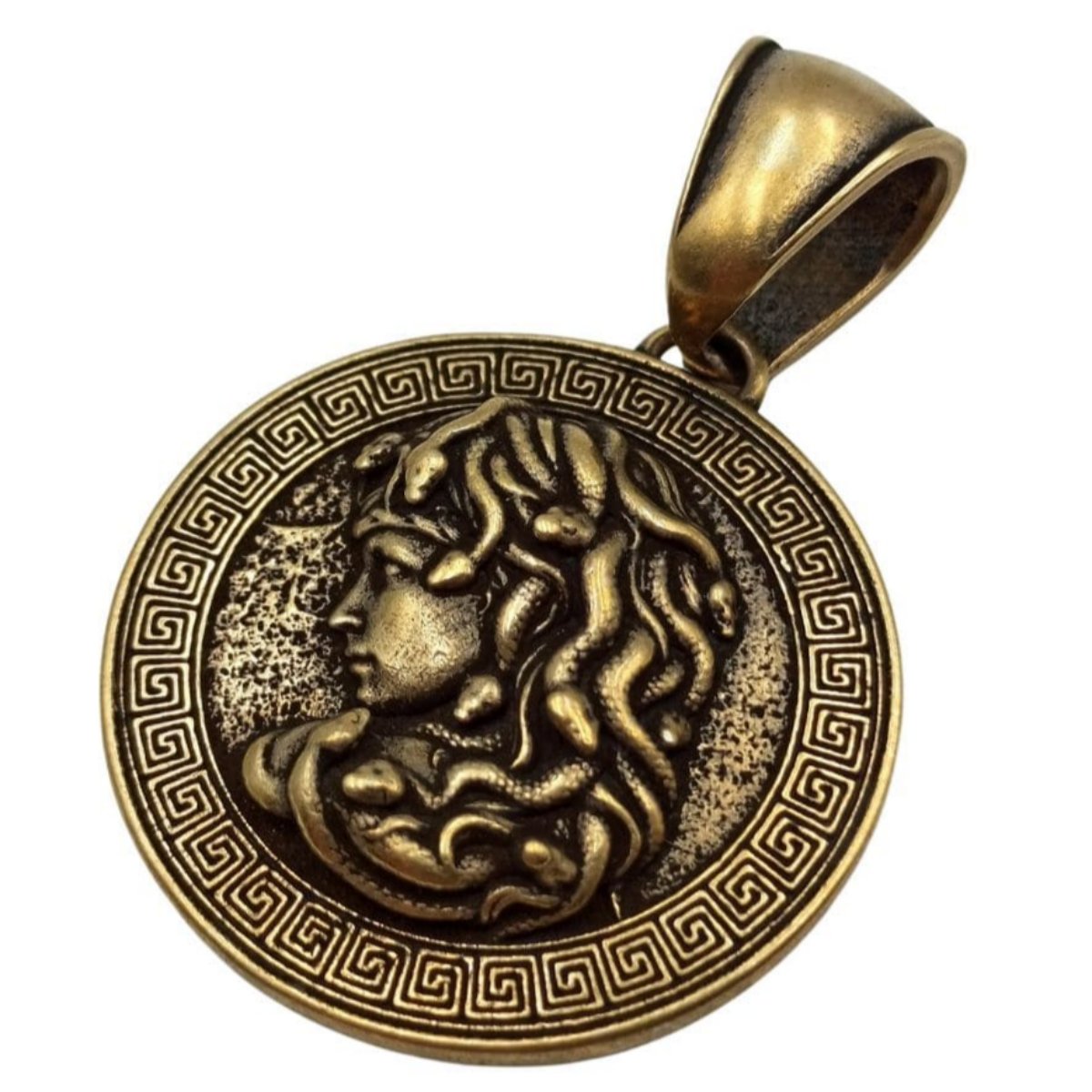 Medusa Gorgon pendant Bronze