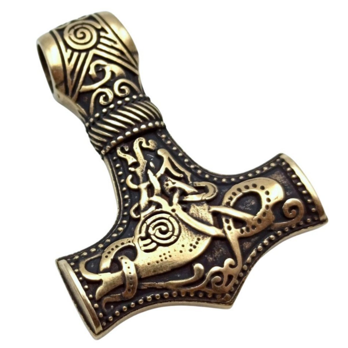 Mammen style Mjolnir pendant Bronze