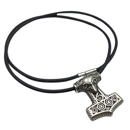 Mjolnir from Skane replica silver pendant +Simple necklace  