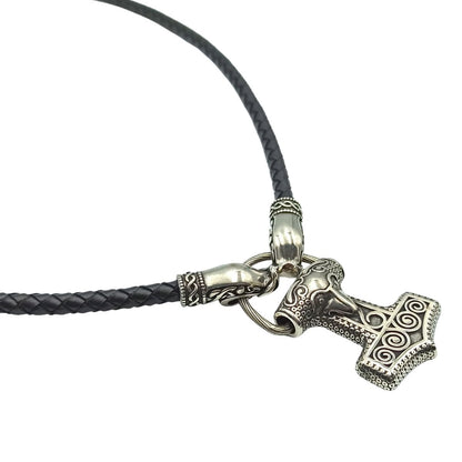 Mjolnir from Skane replica silver pendant Norse necklace  