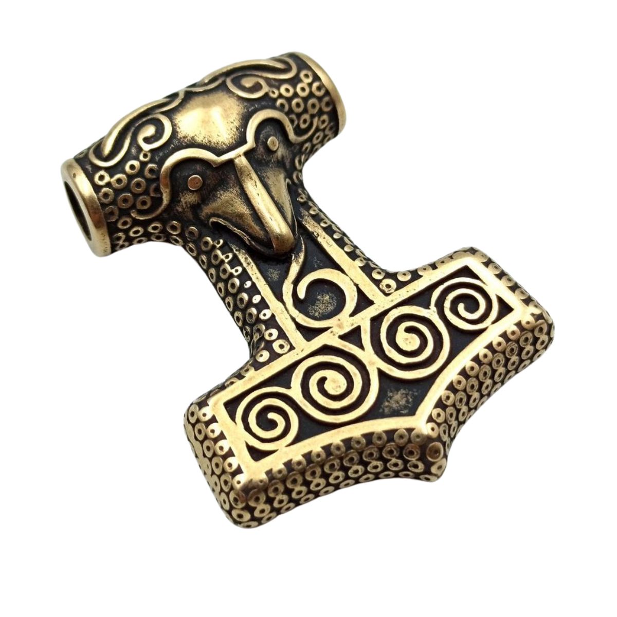 Mjolnir from Skane Bronze pendant Pendant only  