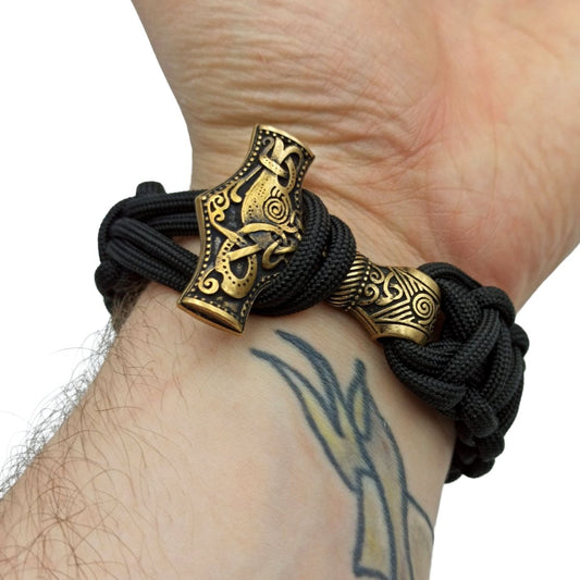 Mjolnir replica paracord bracelet
