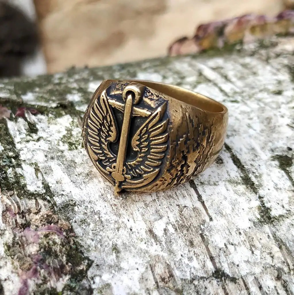 Ukrainian marines signet ring