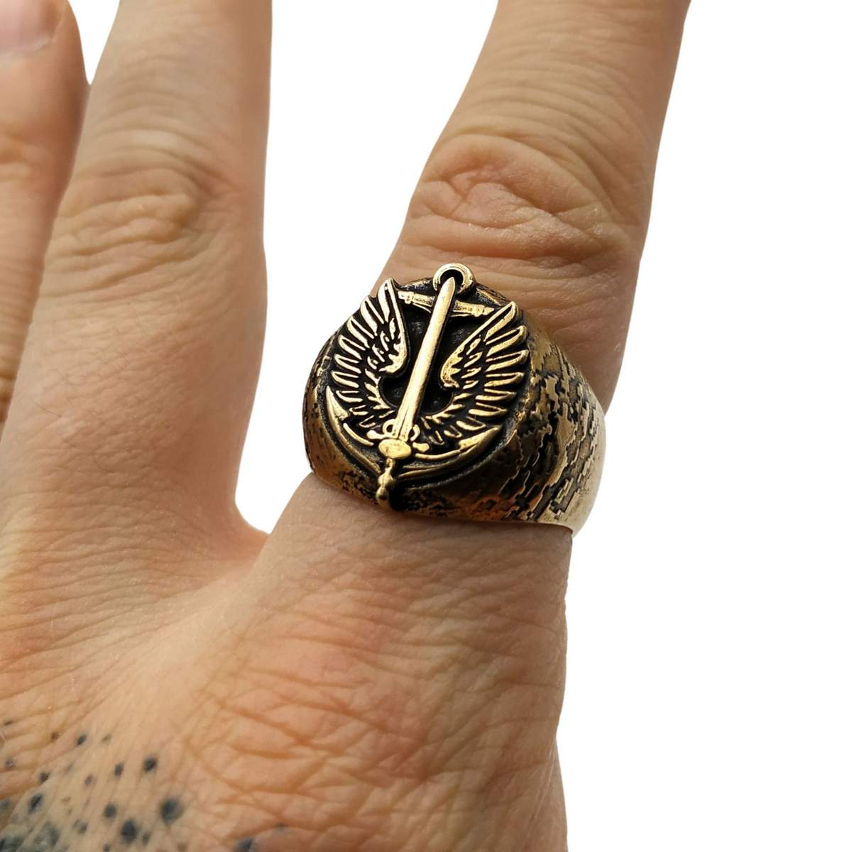 Ukrainian marines signet ring