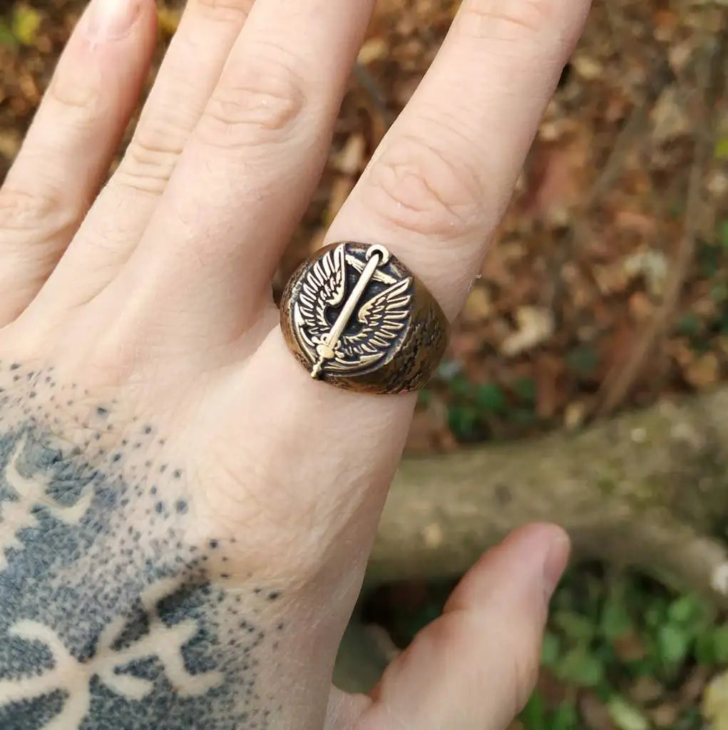 Ukrainian marines signet ring