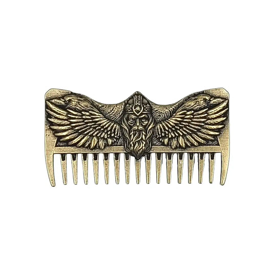 Odin with ravens beard Viking comb