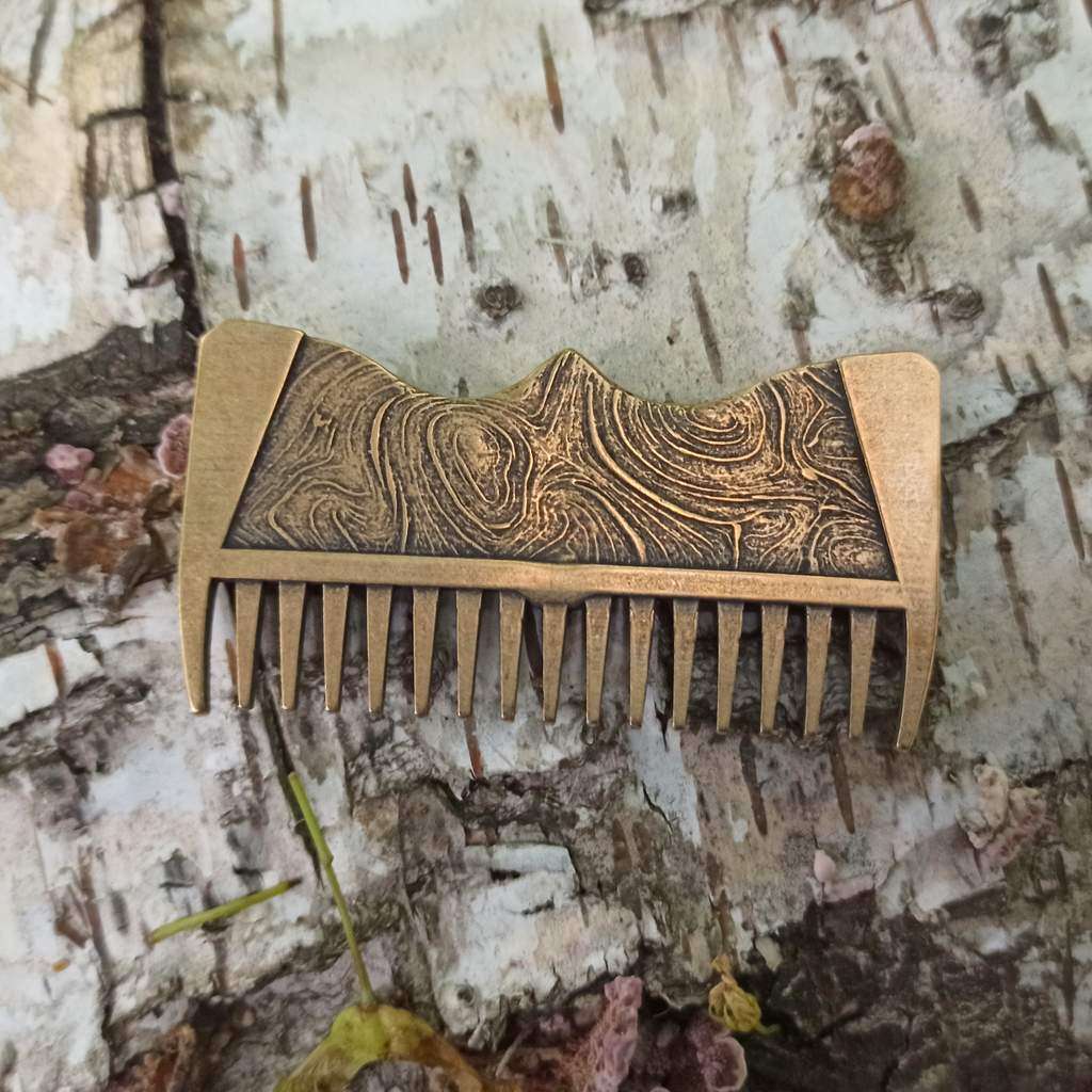 Odin with ravens beard Viking comb