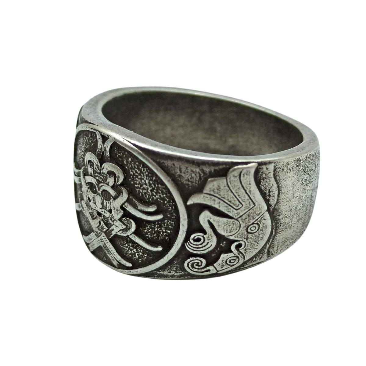 Mask of Odin norse ring