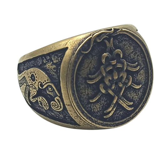 Mask of Odin Signet ring
