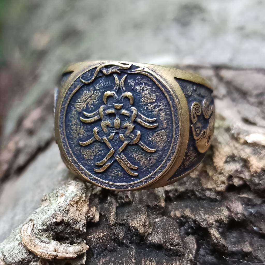 Mask of Odin Signet ring