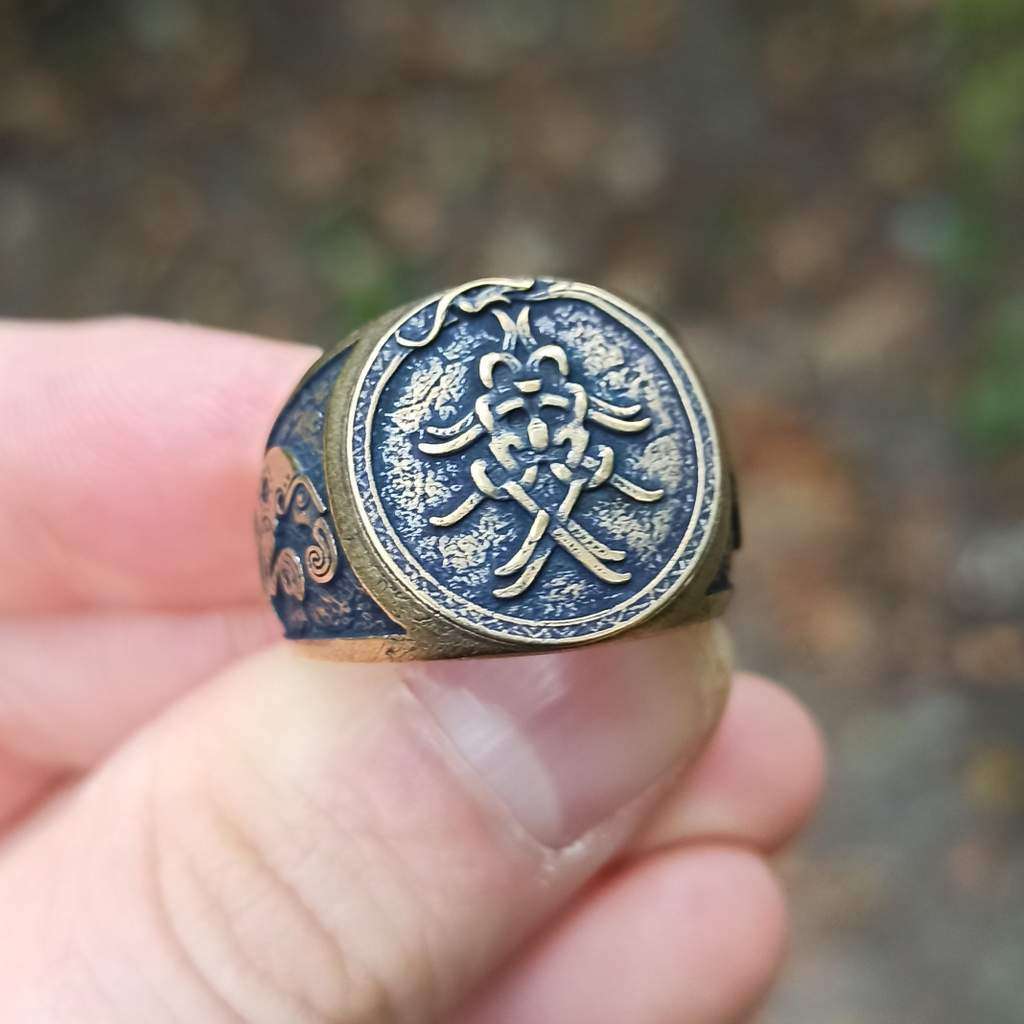 Mask of Odin Signet ring
