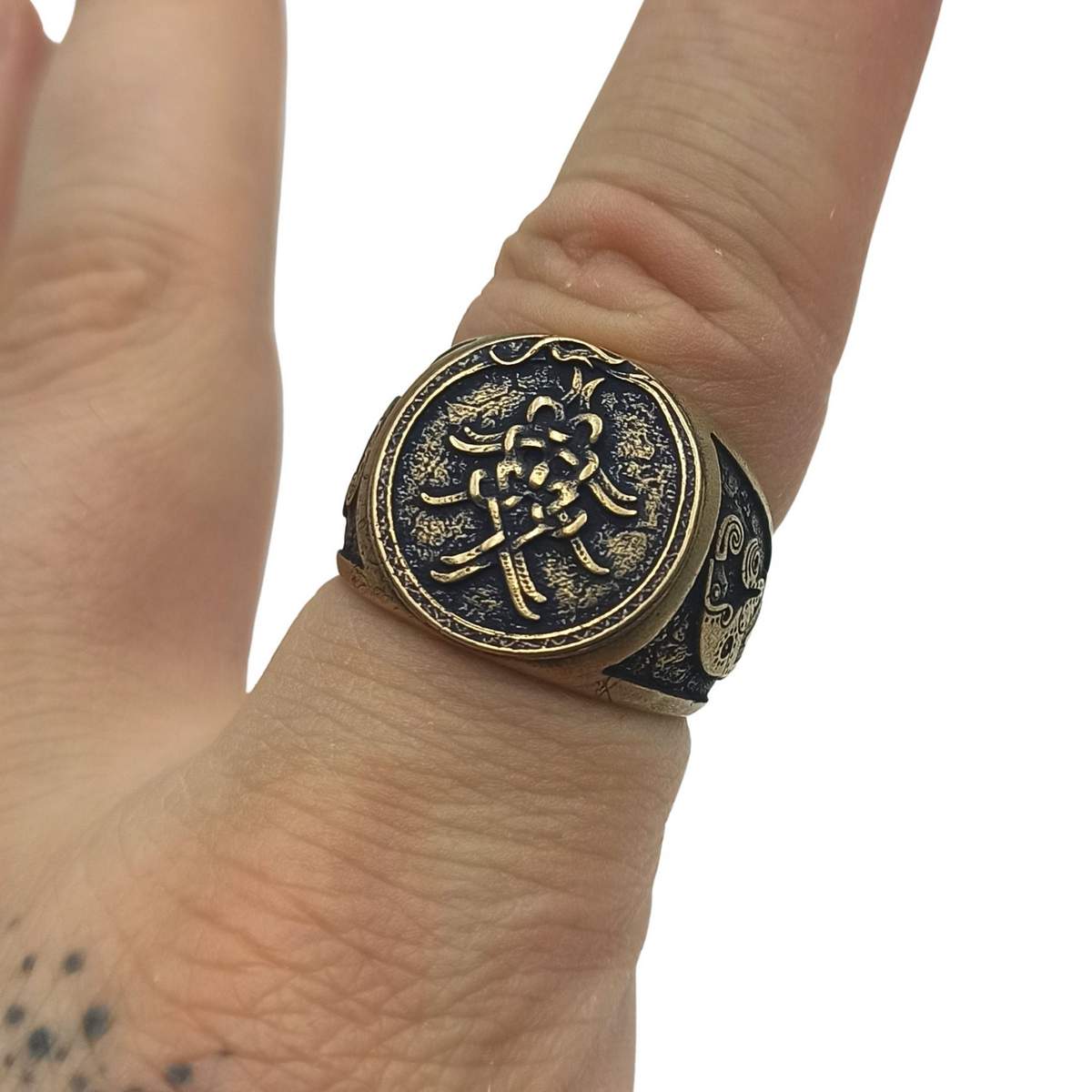 Mask of Odin Signet ring