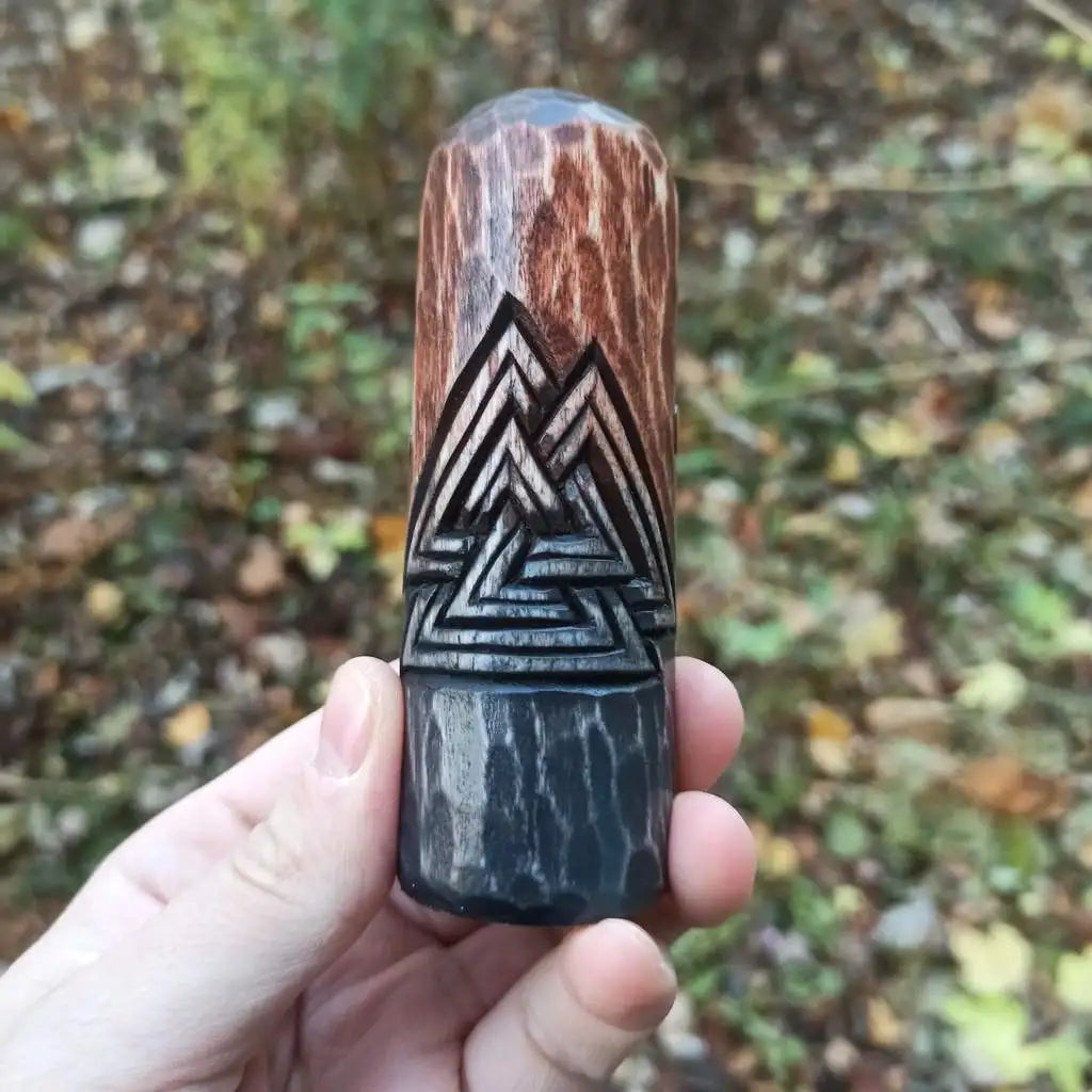 Odin wooden figurine