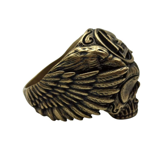 Odin skull ring