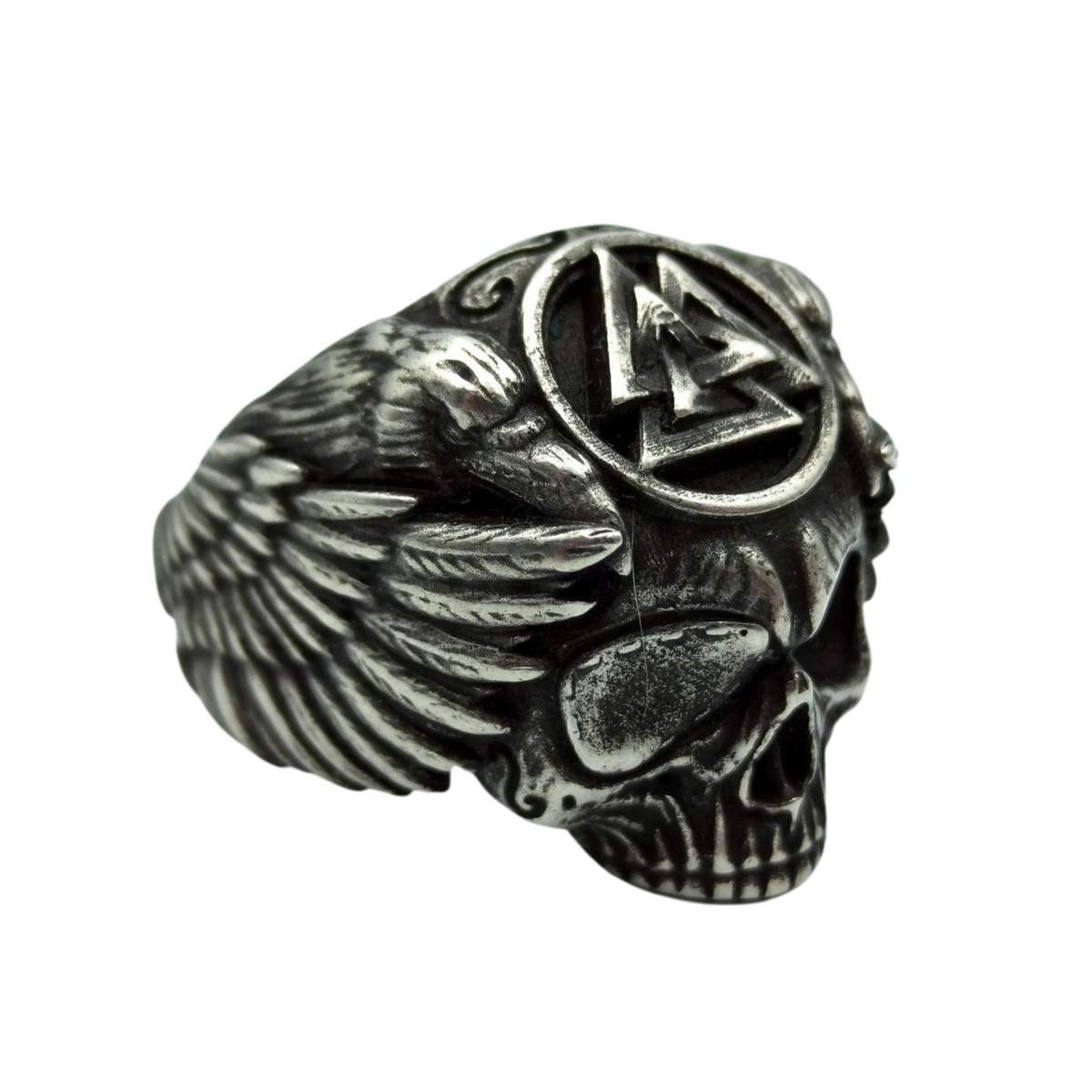 Odin skull ring