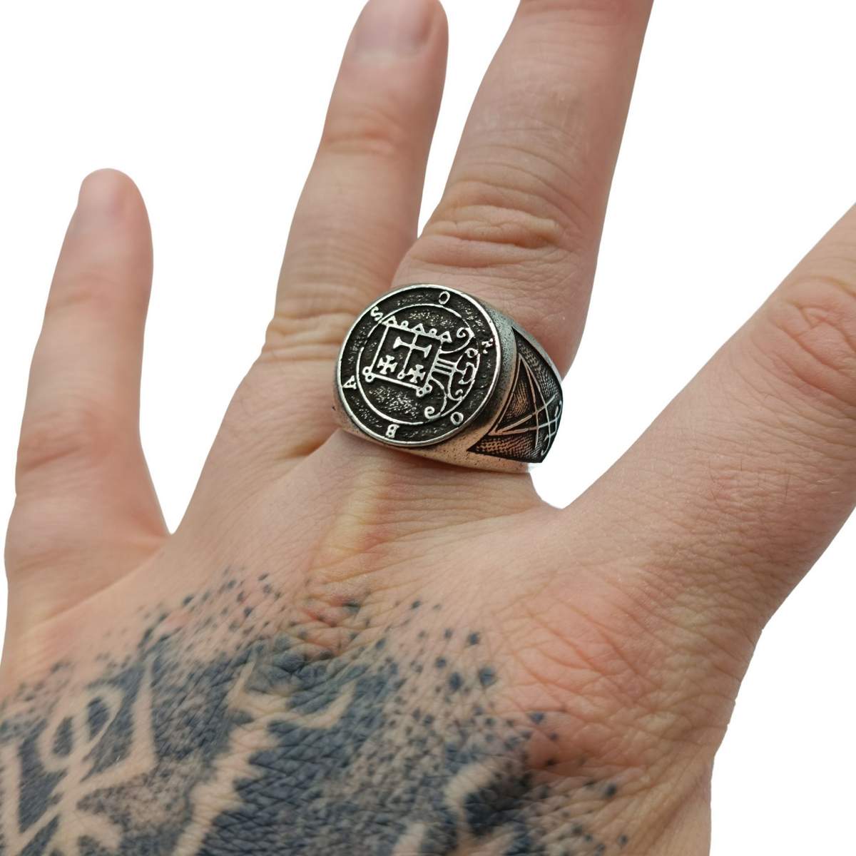 Orobas demon sigil ring