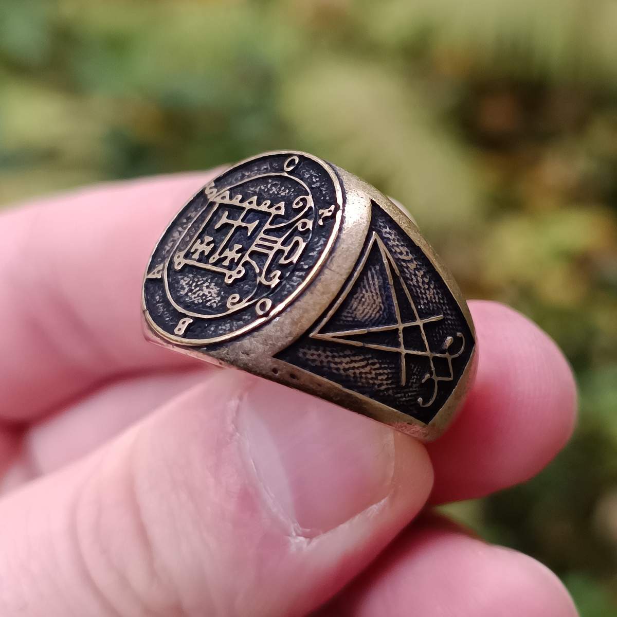 Orobas demon sigil ring