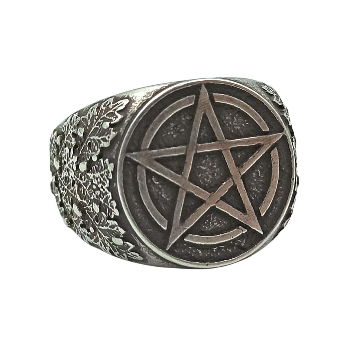 Wiccan pentacle ring