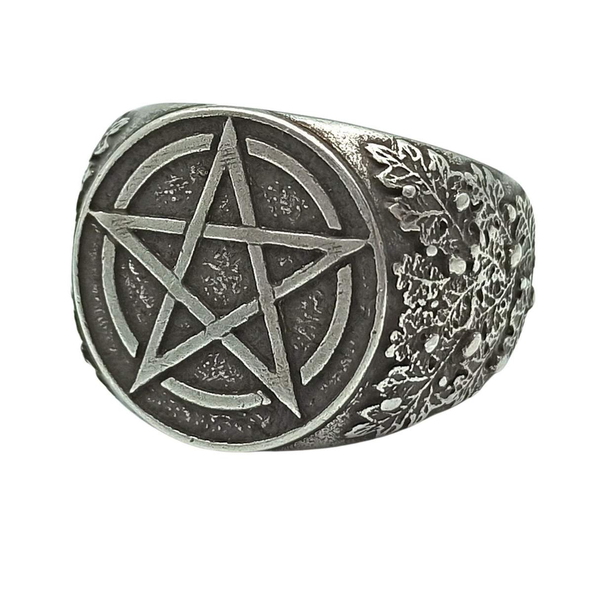 Wiccan pentacle ring