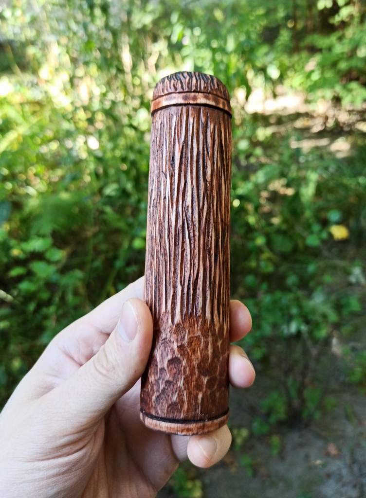 Perun Slavic god wooden statue
