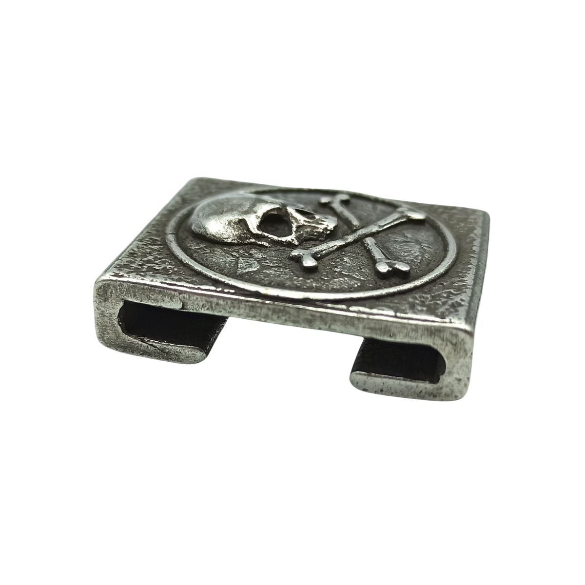 Jolly Roger pirate skull molle clip