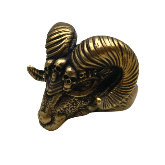 Viking ram ring 7 US Bronze with patina