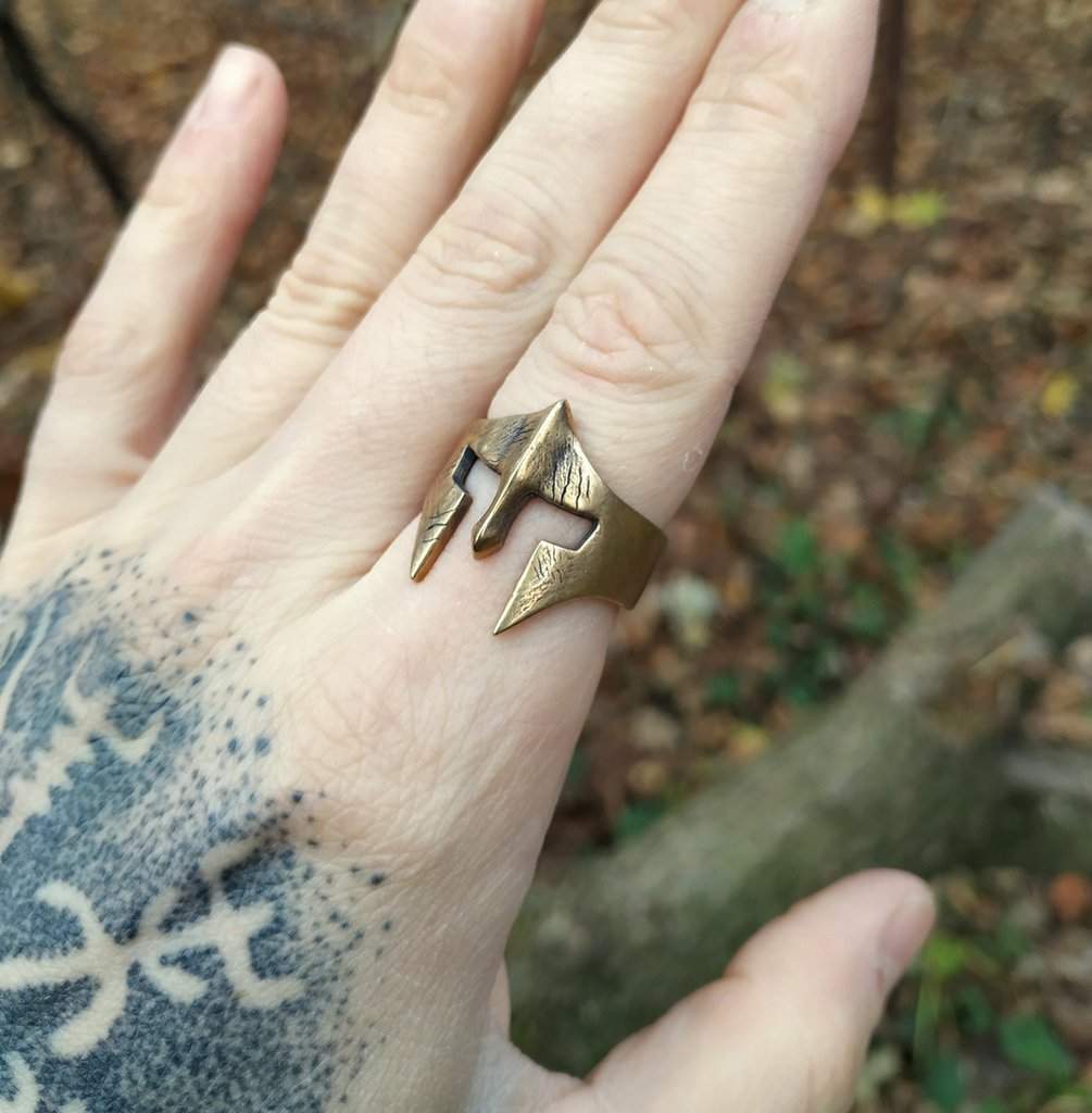 Spartan warrior ring