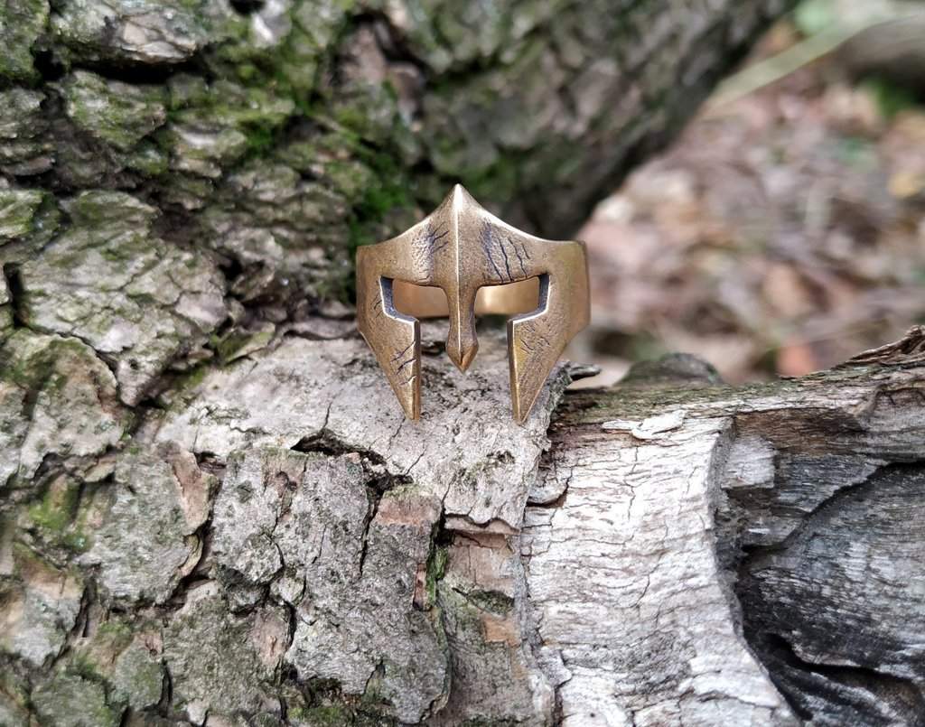Spartan warrior ring