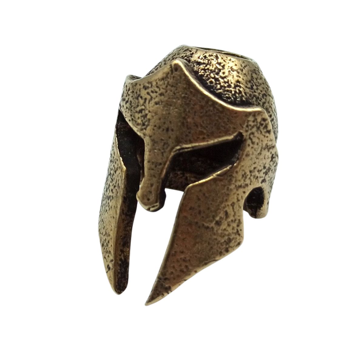 Spartan helmet paracord bead Bronze