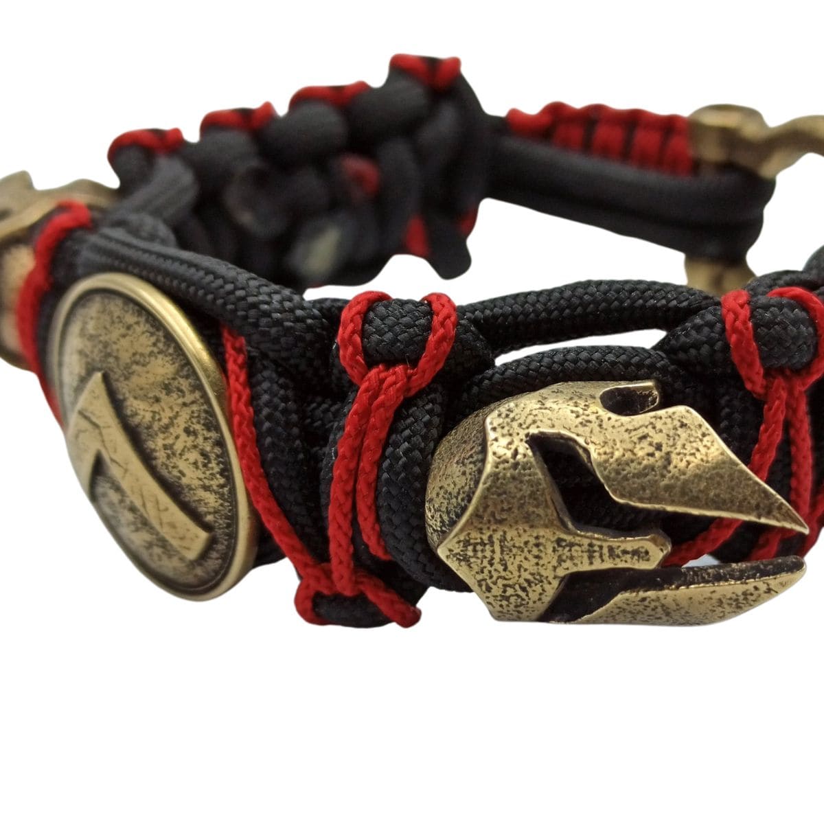 Spartan paracord mens bracelet