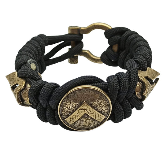 Spartan paracord bracelet for men