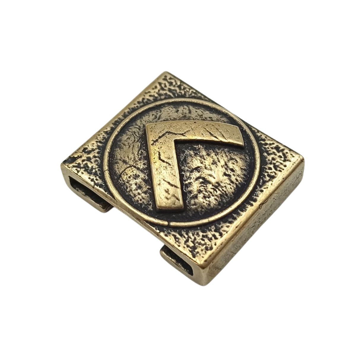 Spartan shield molle clip Bronze with patina