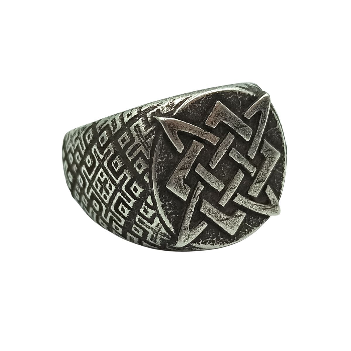 Svarog symbol ring