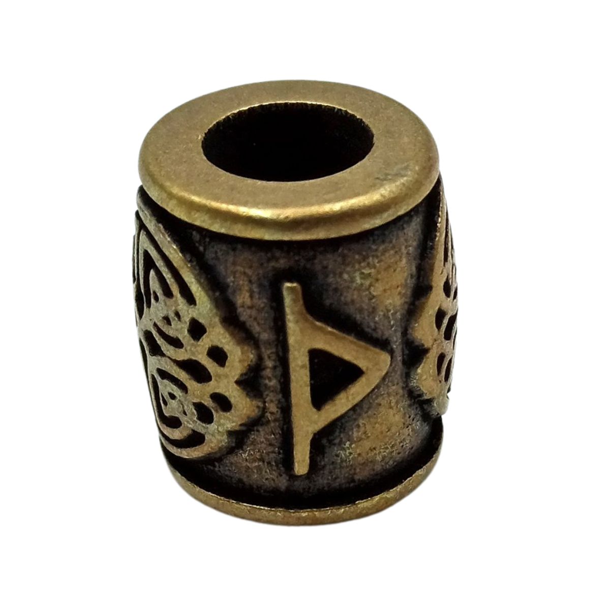 Thurisaz rune bead Bronze