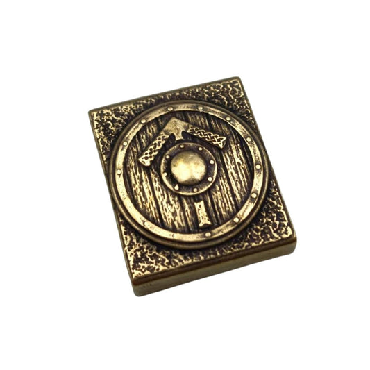 Tiwaz rune molle clip Bronze with patina