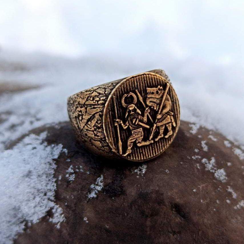 Torslunda dancer Ancient Viking ring