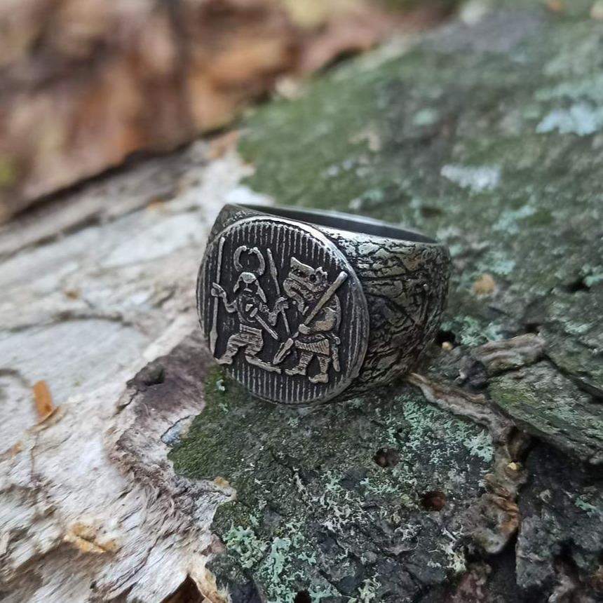 Torslunda dancer Ancient Viking ring