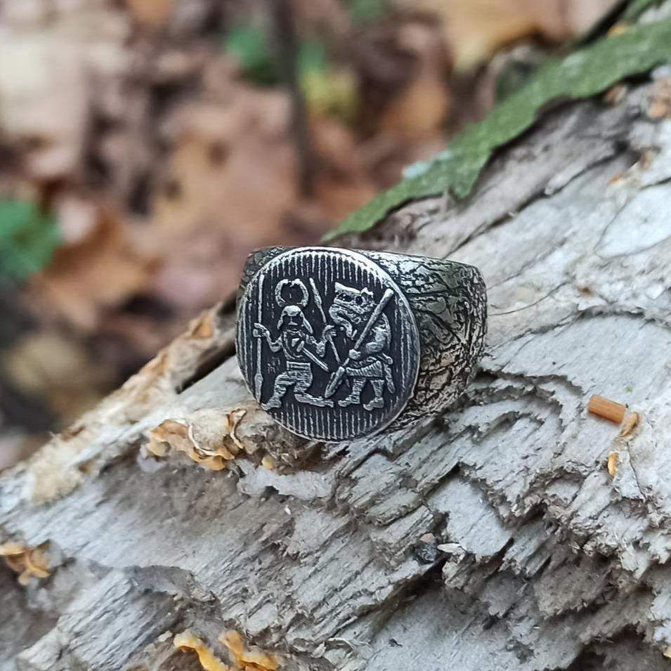 Torslunda dancer Ancient Viking ring