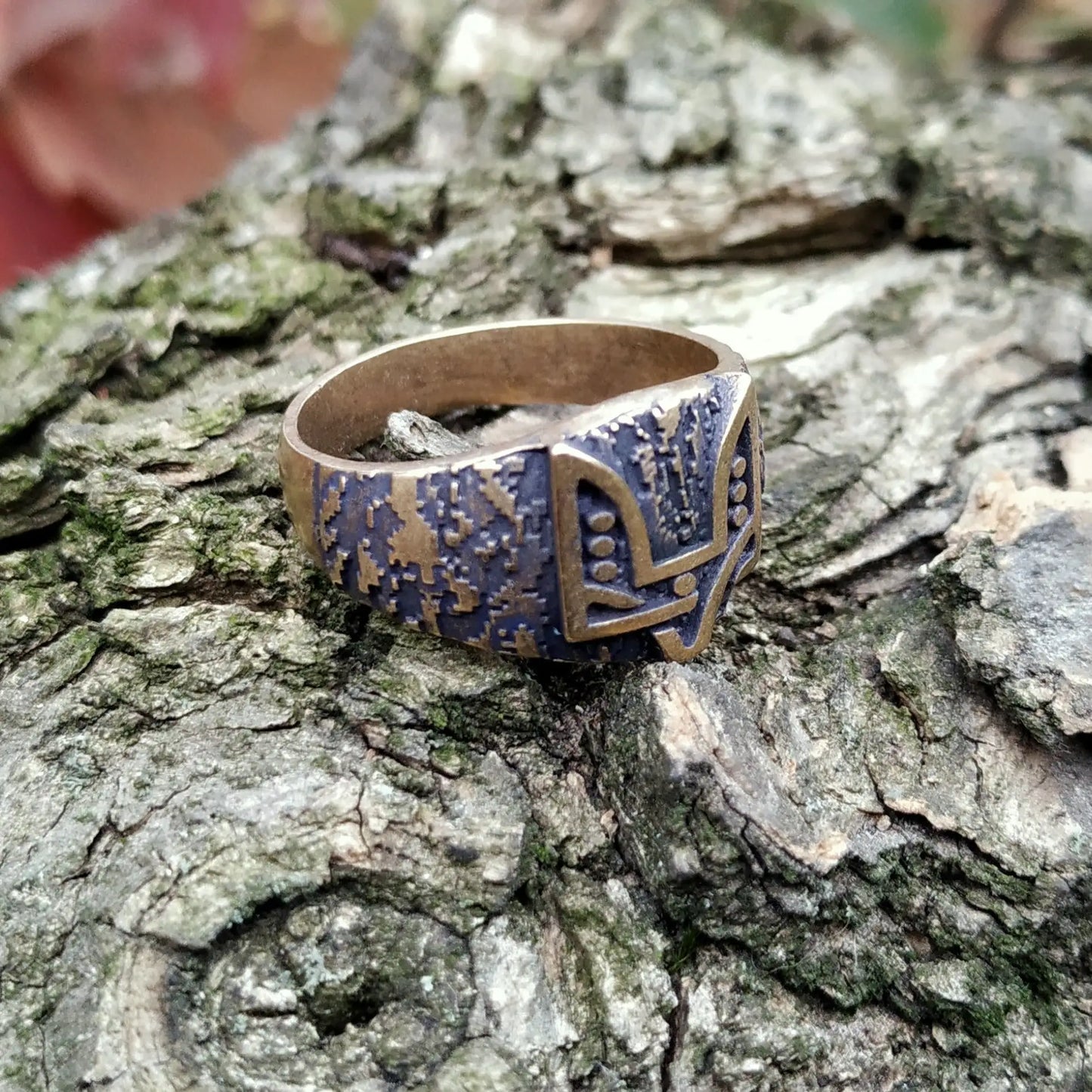 Coat of arms ring Ukrainian ring