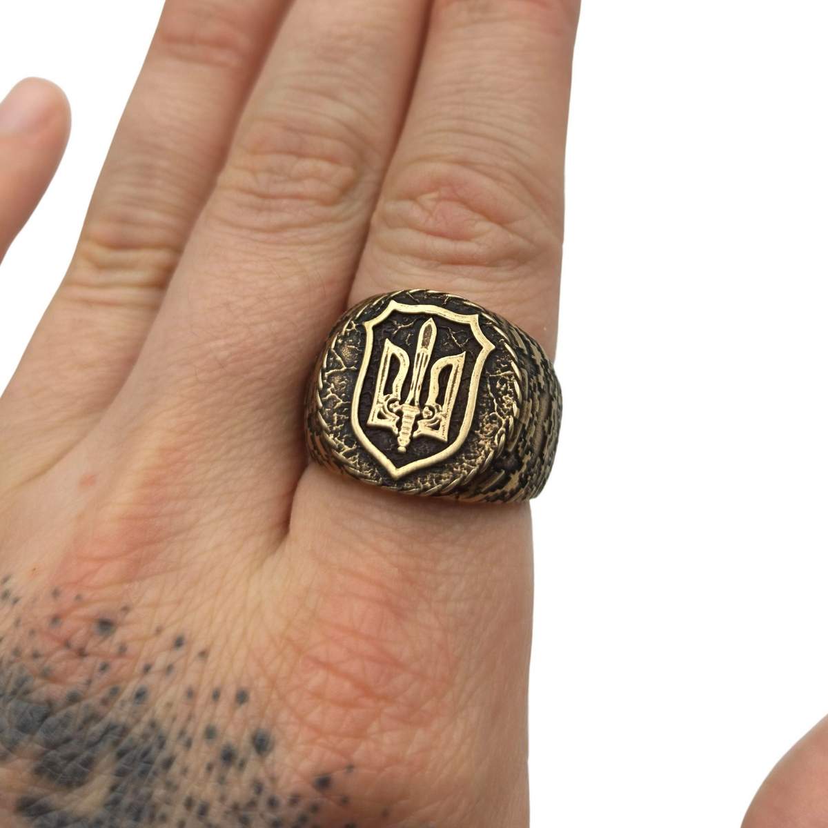 Ukraine coat of arms signet ring