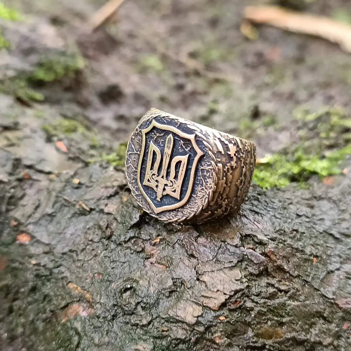 Ukraine coat of arms signet ring