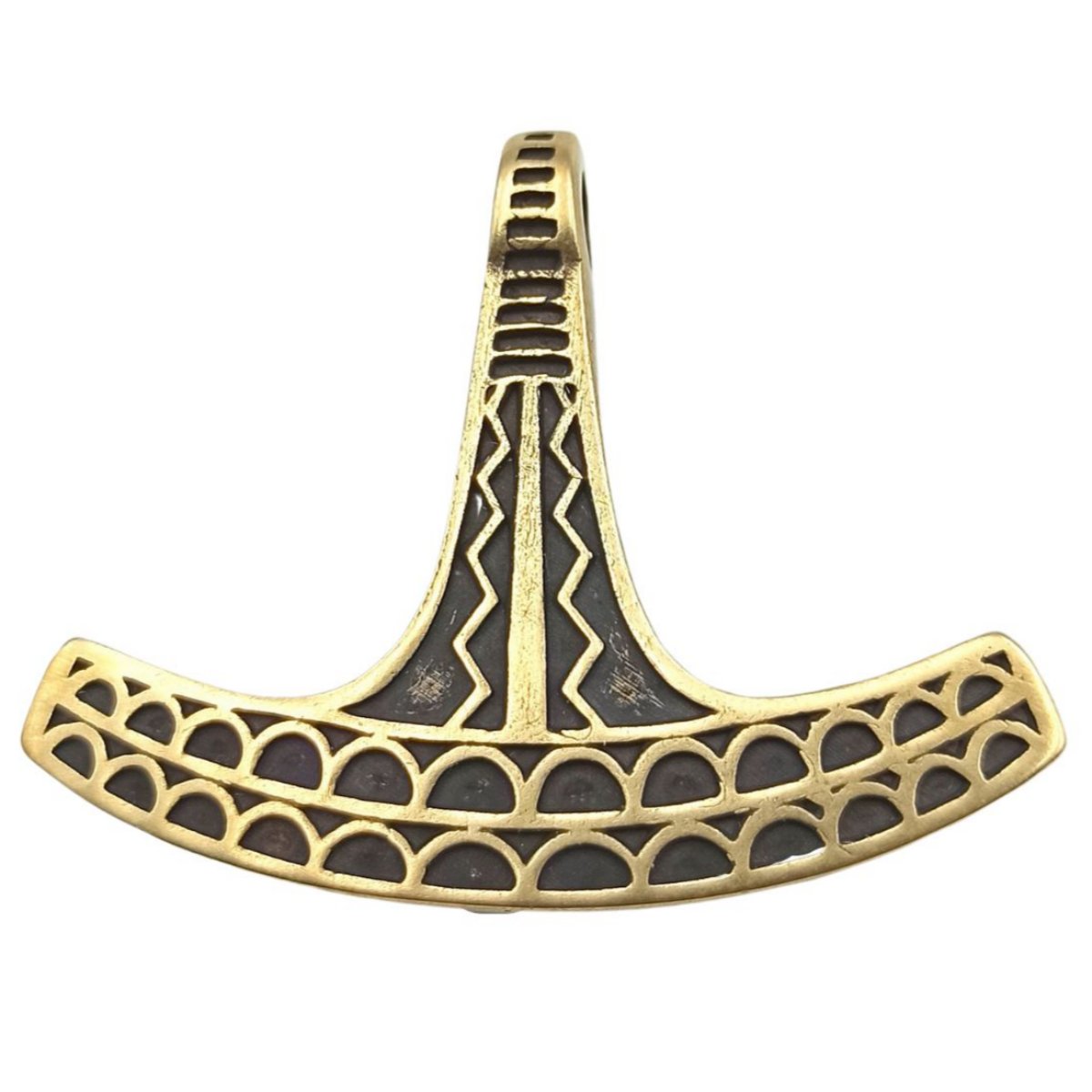 Ukko Mjolnir replica pendant Bronze