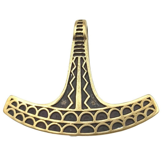 Ukko Mjolnir replica pendant Bronze