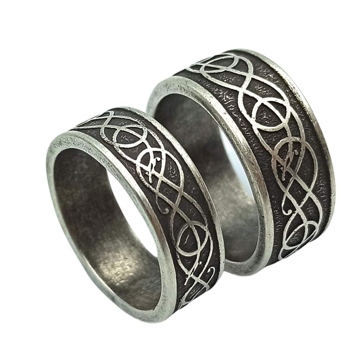 Norse Urnes ornament rings