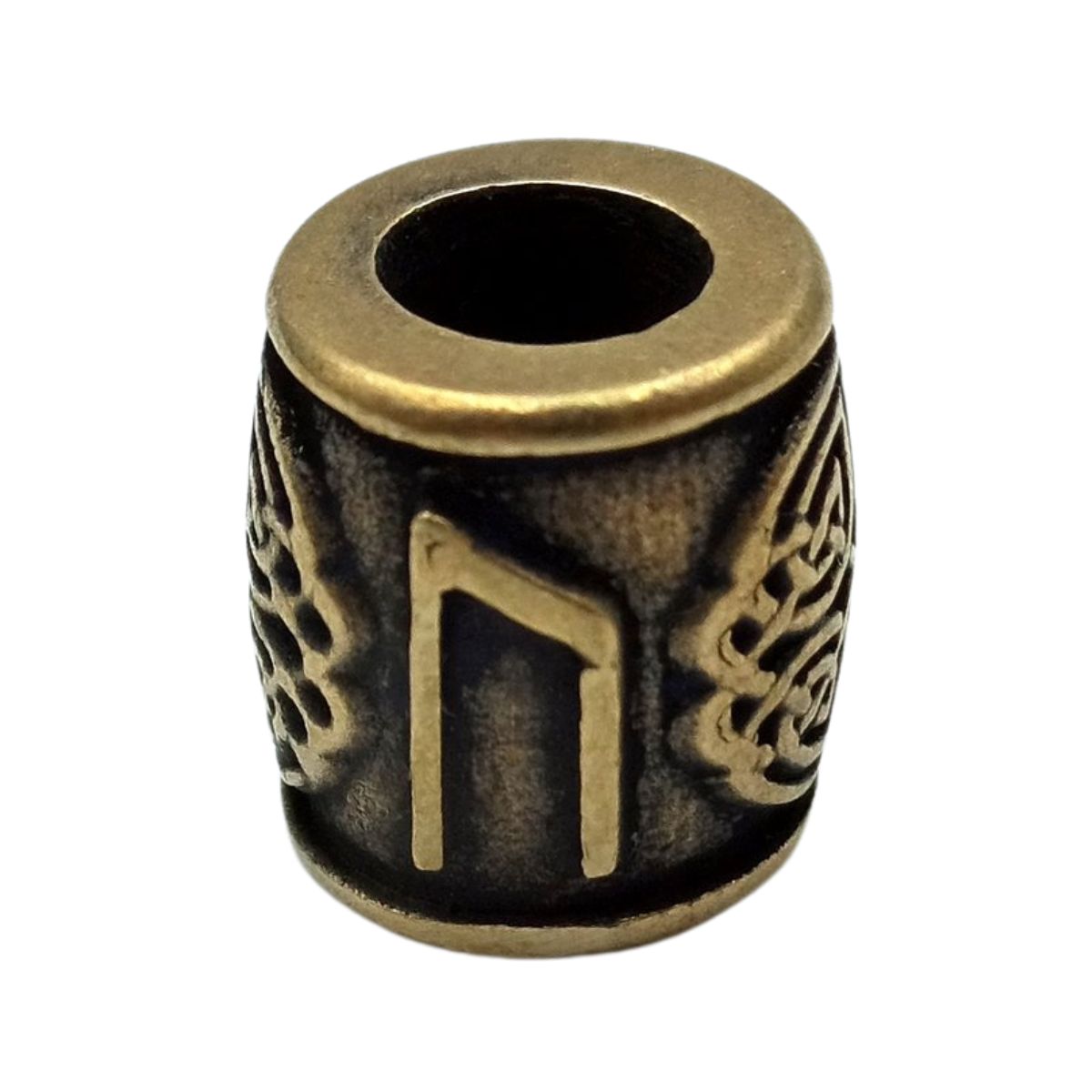 Uruz rune bead Bronze