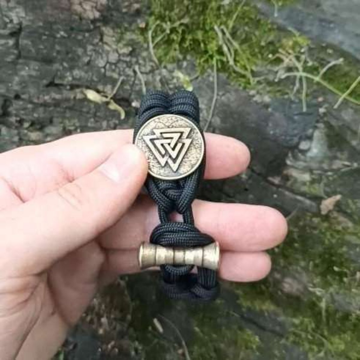 Valknut paracord bracelet