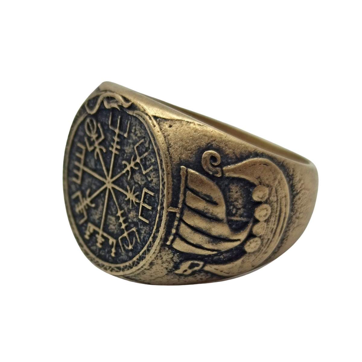 Vegvisir with Drakkar ring